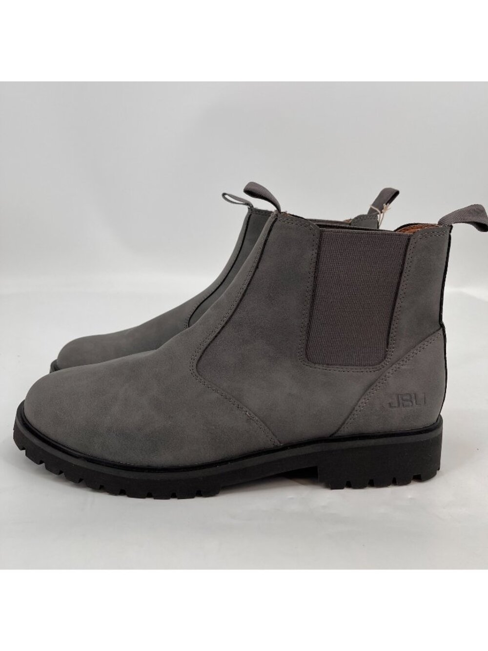 JBU Kai Water Resistant Chelsea Boot Size 11 M Grey Leather Pull-On